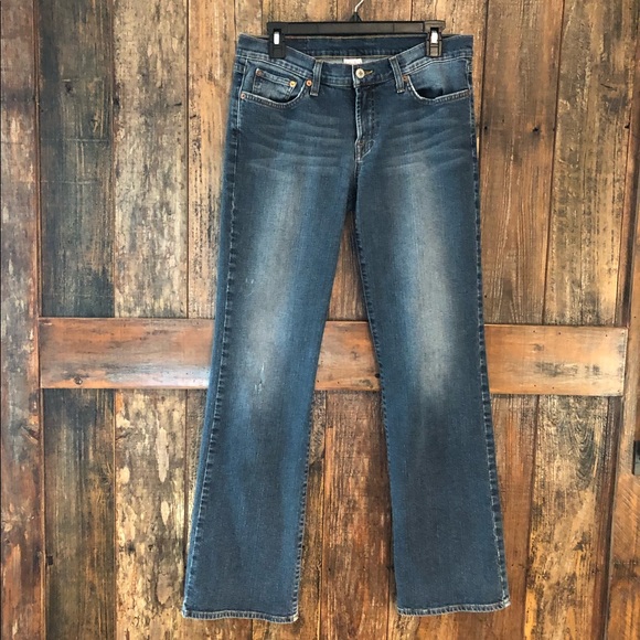Lucky Brand Denim - Lucky Brand, 10, Midrise Flare, Blue Jeans